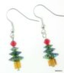 Christmas Tree Earring Kit- Vitrail Medium & Topaz