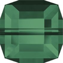Swarovski  Cube(5601) Bead-4mm -Emerald