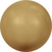Swarovski  Pearls 5811- Round 14mm -Bright Gold- 50 Pcs.