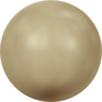 	Swarovski  Pearls 5810- Round 10mm Factory Pack-Vintage Gold