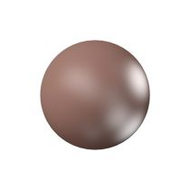 Swarovski 5810 Crystal Round Pearls 6mm- Velvet Brown