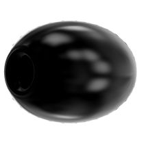 Swarovski  5824 Rice Pearls - 4mm- Mystic Black