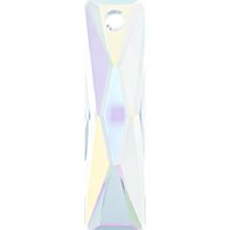 Swarovski ® Crystal 6465 Queen Baguette Pendant -25 x7mm-Crystal AB
