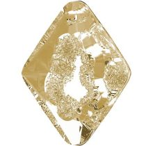 Swarovski 6926 Growing Crystal Rhombus -36mm- Golden Shadow