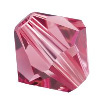 Preciosa® Crystal Bicone Beads Indian Pink AB - 5mm 