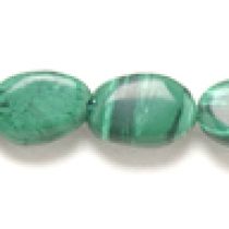 Malachite(Syn.) Ovals7-11mm,handcrafted size varies,App.16