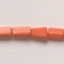  Coral(syn.) Rectangles 3x8mm,Handcrafted size varies,16