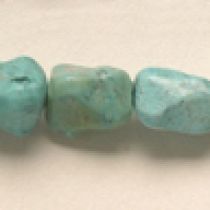  Turquoise (Natural) nuggets 7-13x5-7mm , handcrafted size varies,App. 16