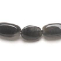  Black Aventurine oval 6-10mm,handcrafted size varies, 16
