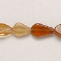 Hessonite Garnet Pears 6-10mm,handcrafted size varies,16
