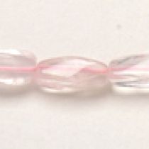  Rose quartz Twisted7-12mm, handcrafted size varies,16