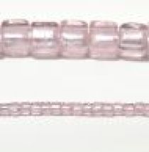  8m Cubes Foil Strands Pink(51 beads)