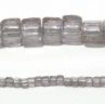  8m Cubes Foil Strands Silver Smoke(51 beads)