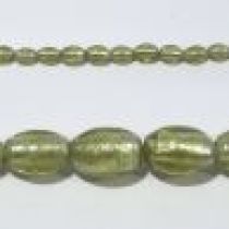 10x14m Ovals foil strand Olive(30beads)