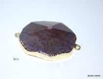 Agate link pendant 41mm X 38mm