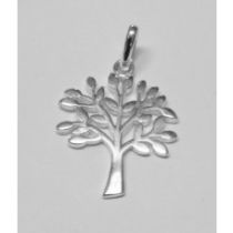 Sterling Silver Tree of Life(22mm) Charm W/jumpring