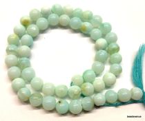 Peruvian Opal Handcrafted Round 6.5-7.5mm Beads Strand- 33 Cms.