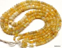 Ethiopion Opal Handcrafted Plain Tyres 3-8.5mm Strand- 31 cms.