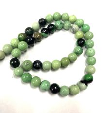 African Jade Beads Round -6mm- 40 cms.