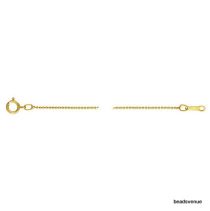 Gold Filled(14k) Bead Chain(1.0mm)- 50 cms.