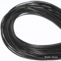 Indian Leather Cord 1 mm- Black (Wholesale Pack)