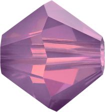 Preciosa® Crystal Bicone Beads Amethyst Opal