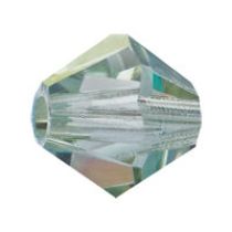 Preciosa® Crystal Bicone Beads Crystal Viridian - 3mm
