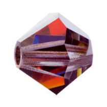 Preciosa® Crystal Bicone Beads Crystal Volcano -  6mm 