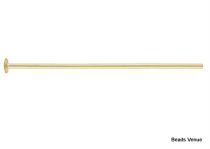  Gold Filled 14k  Headpin 1.9 x 0.64 x 25.4 mm- (Wholesale Pack)