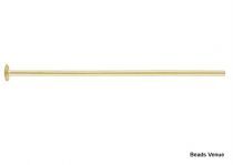 Gold Filled(14k) Headpin 1.5 x 0.5 x 25.4 mm