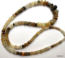 Ethiopion Opal Handcrafted Plain Tyres 3-8mm Strand- 40 cms.