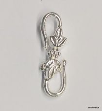 Sterling Silver S Clasp (Length) 25mm (Shiny Finish)