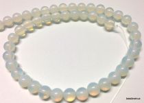 Opalite Beads (Synthetic) Round -4mm- 40 cms. Strand