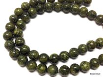Russian Serpentine Beads Round- 8mm - 40 cms. Strand