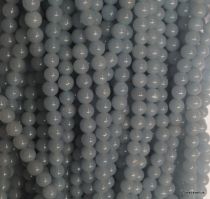 Angelite Beads Round -10mm- 40 Cms. Strand
