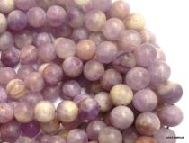 Lavender Amethyst Matt Beads Round -12 mm- 40 Cms. Strand