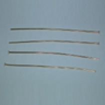 Head pin 50mm thin gold plated(pack of 50 pcs.)