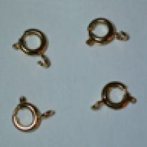  Bolt ring 6mm gold plated ( pack of 10 pieces)