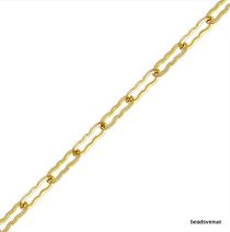 Gold Filled(14k) Krinkle Chain(1.4mm)- 45 cms.
