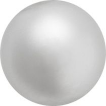 Preciosa® Round Pearl Light Grey