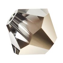 Preciosa® Crystal Bicone Beads Crystal Starlight Gold- Half -  5mm 
