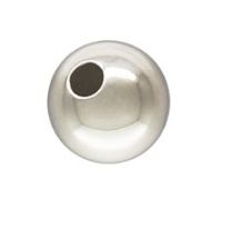 Sterling Silver Round Seamless Bead- 10mm 