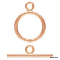 Rose Gold Filled(14k) Toggle Clasp 9mm