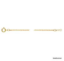 Gold Filled(14k) Rope Chain (1.0mm)- 45 cms.