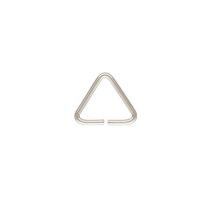 Sterling Silver Triangle Jump Ring Open- 8mm