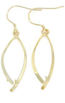 Vermail Gold Earring Finding 44mm