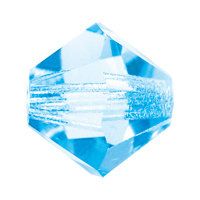Preciosa® Crystal Bicone Beads Aqua marine 