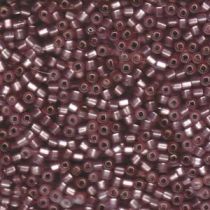 Seed beads size 6 Silver lined Amethyst(70)