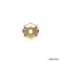  Gold Filled Bead Cap 3mm W/0.7mm Hole- Wholesale Pack