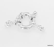 Sterling Silver Bolt ring Clasp12 x 2mm